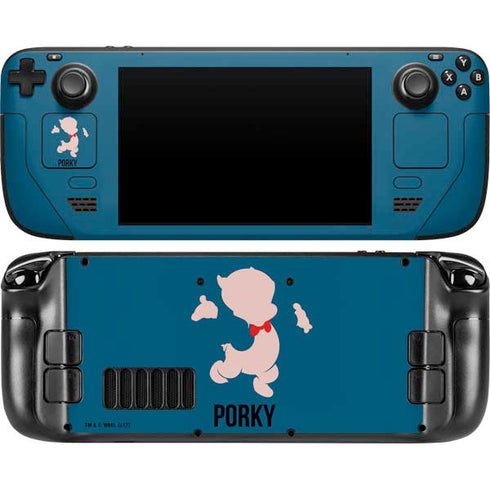 Looney Tunes Porky Pig Identity Steam Deck Handheld Gaming Computer Skin